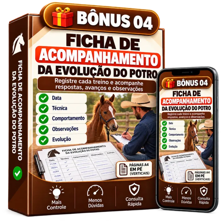 Mockup Bônus 4: Ficha de Acompanhamento da Evolução do Potro